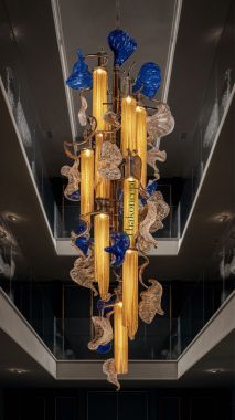 Ý TƯỞNG ĐÈN CHÙM TRANG TRÍ THÔNG TẦNG