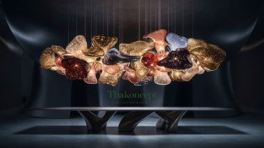 Ý TƯỞNG ĐÈN CHÙM TRANG TRÍ BÀN ĂN 1