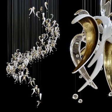 Ý TƯỞNG TẠO HÌNH ĐÈN CHÙM TRANG TRÍ NHIỀU ĐIỂM TREO