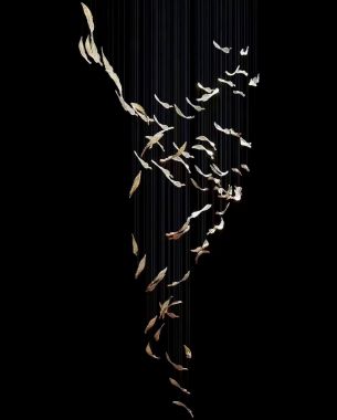 Ý TƯỞNG TẠO HÌNH ĐÈN CHÙM TRANG TRÍ NHIỀU ĐIỂM TREO