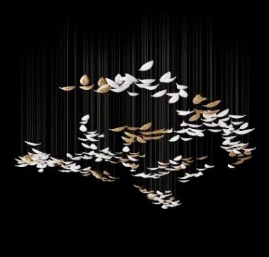 Ý TƯỞNG TẠO HÌNH ĐÈN CHÙM TRANG TRÍ NHIỀU ĐIỂM TREO