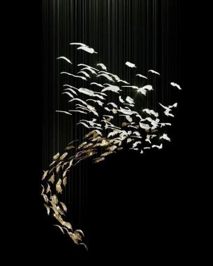 Ý TƯỞNG TẠO HÌNH ĐÈN CHÙM TRANG TRÍ NHIỀU ĐIỂM TREO