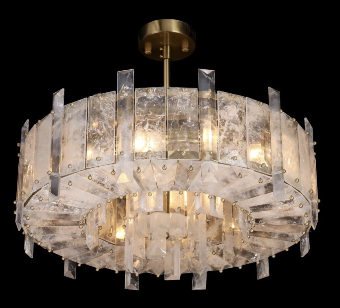 TỔNG HỢP CÁC CHẤT LIỆU PHỔ BIẾN CỦA ĐÈN CHÙM TRANG TRÍ