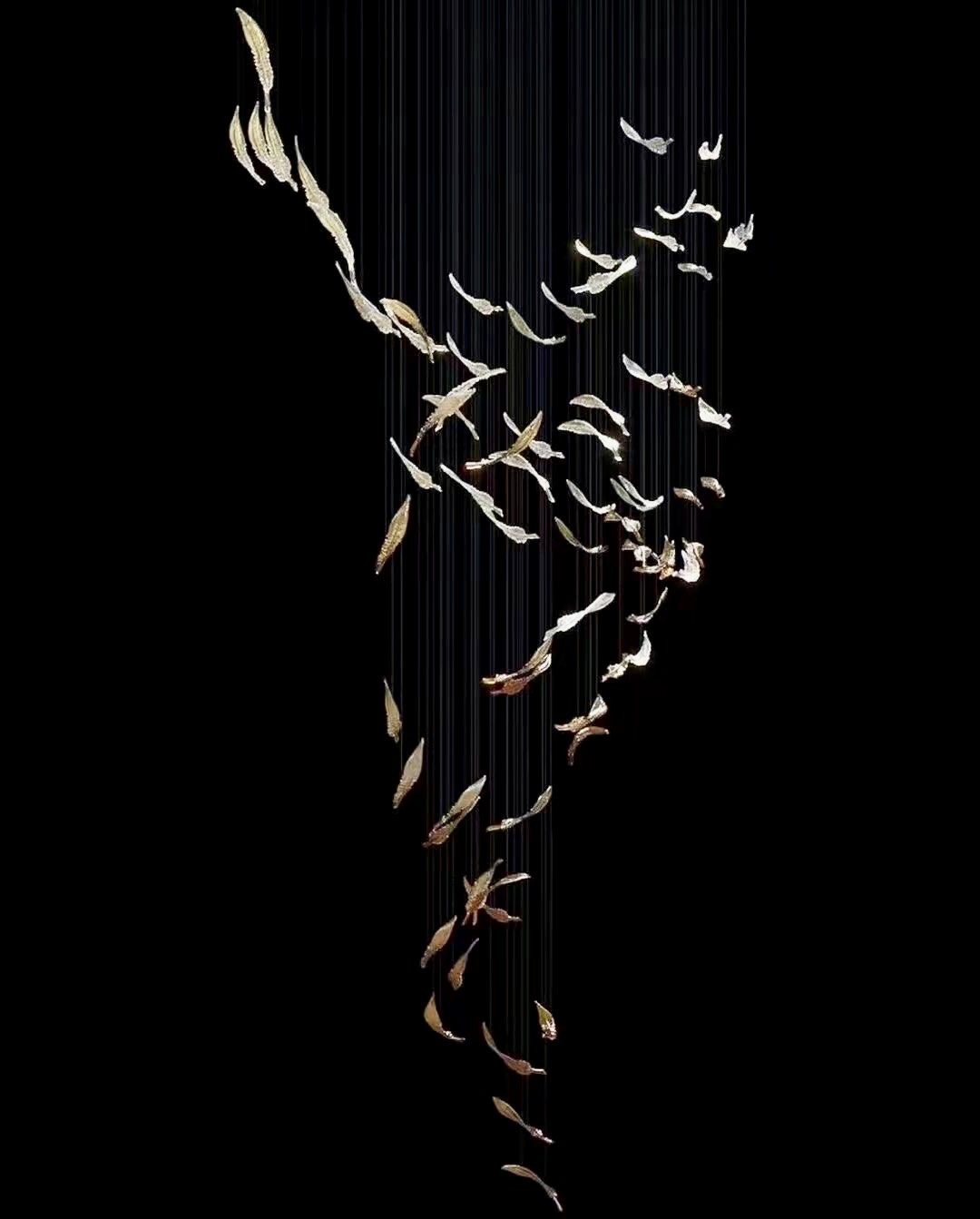 Ý TƯỞNG TẠO HÌNH ĐÈN CHÙM TRANG TRÍ NHIỀU ĐIỂM TREO